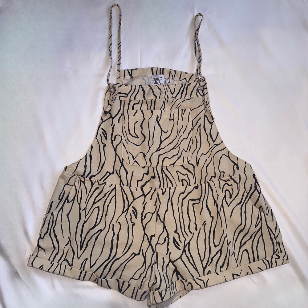 Princess Polly tan and black romper